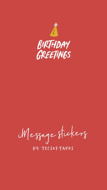 Birthday Greetings Stickers