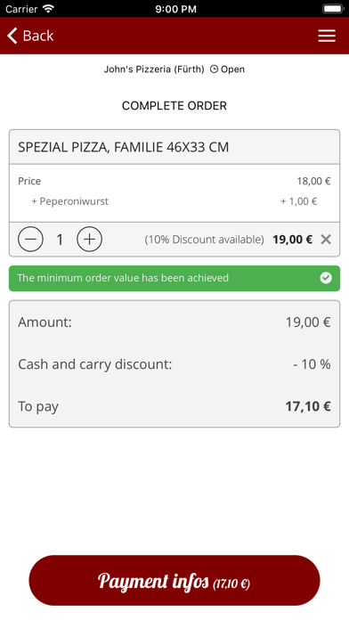 John's Pizzeria screenshot 2