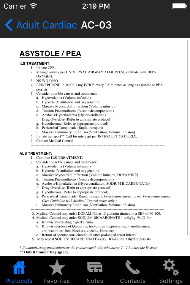 Region 6 EMS Protocols screenshot 3