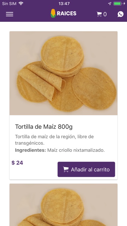 Raíces Tortillas screenshot-6