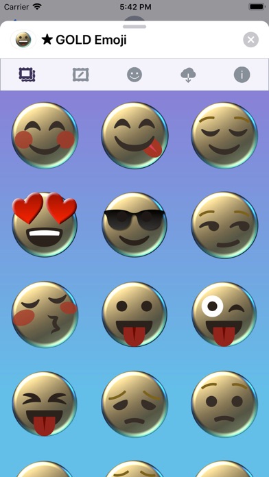 GOLD Emoji • Stickers screenshot 2