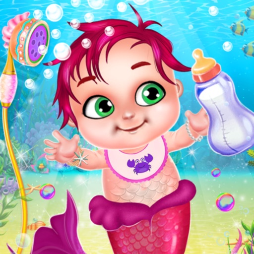 Ocean Mermaid Babysitter Icon
