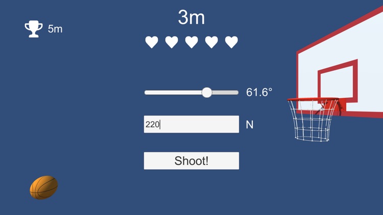 100m Basketball Shoot