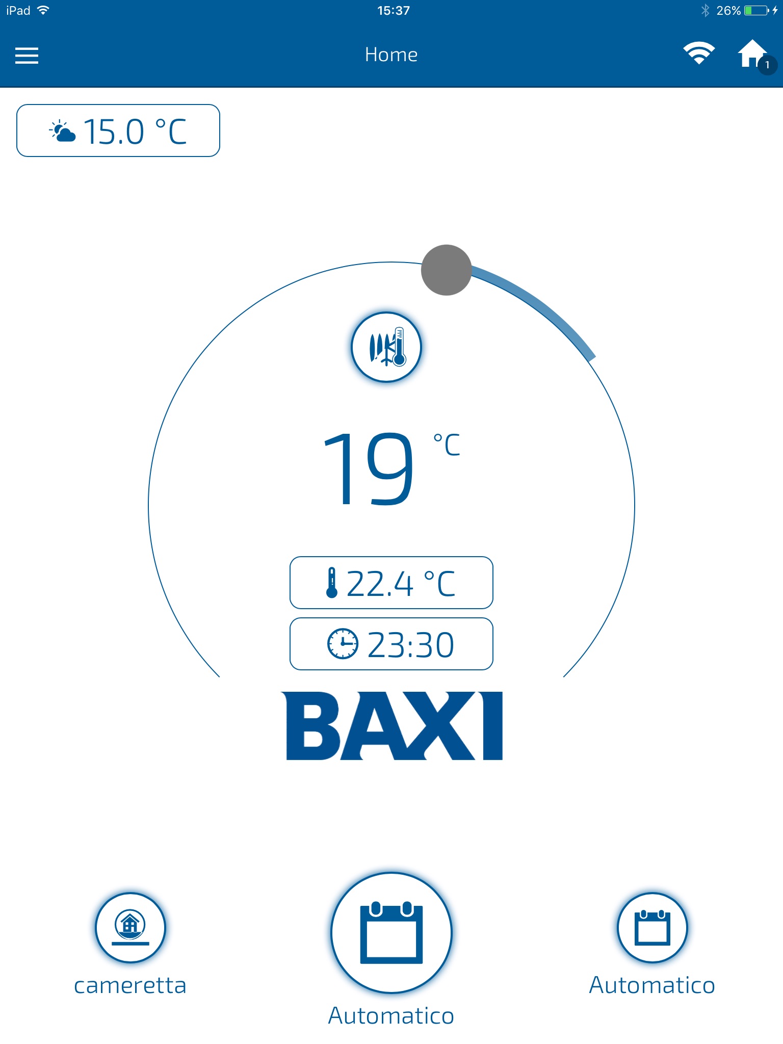 BAXI HybridApp screenshot 2