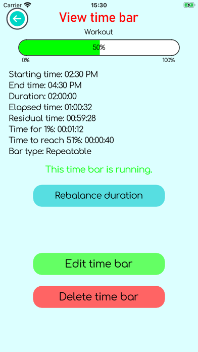 New Time bar screenshot 2