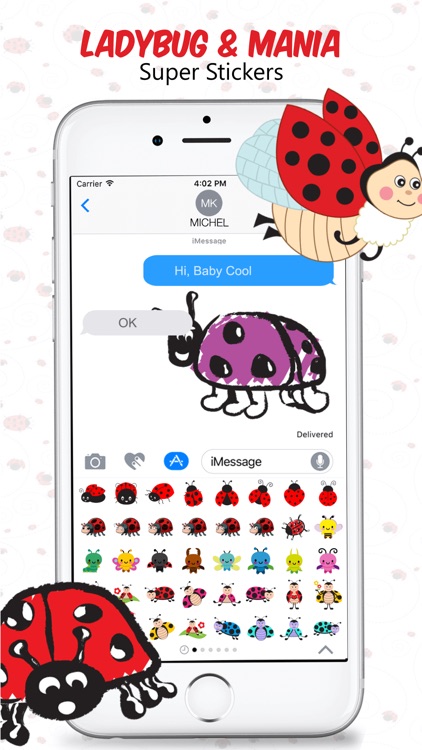 Ladybug Beetle Stickers screenshot-4