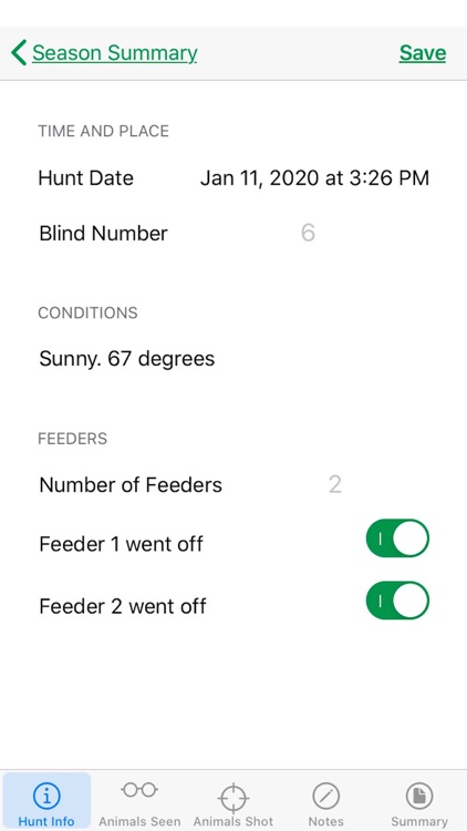 Hunt History Tracker