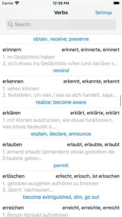 How to cancel & delete Deutsche Verben from iphone & ipad 1