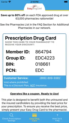 Game screenshot Easy Drug Card apk