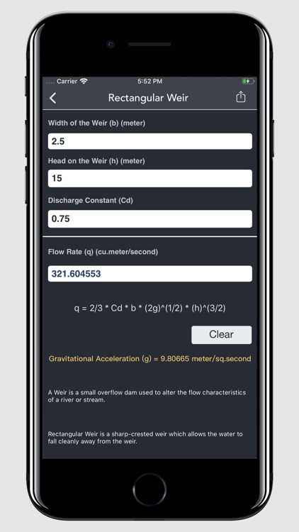 Fluid Mechanics Calculator screenshot-3