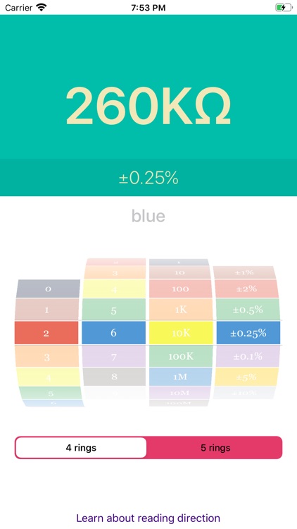 Resistor Color Codes