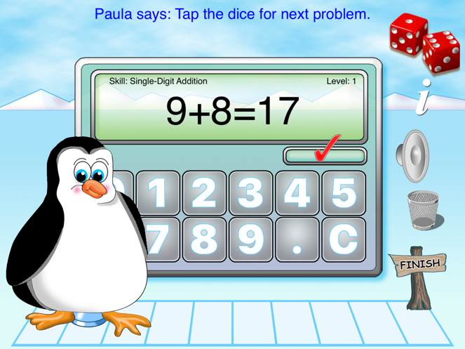 pete the penguins math game