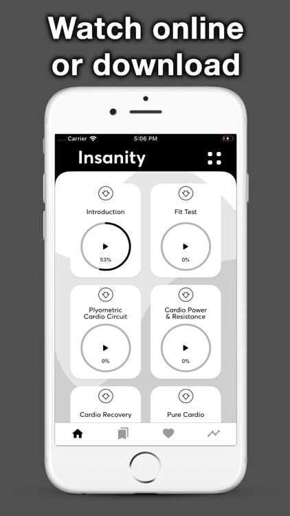 Insanity program workout app