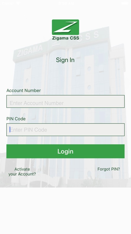 ZIGAMA CSS Mobile Banking App