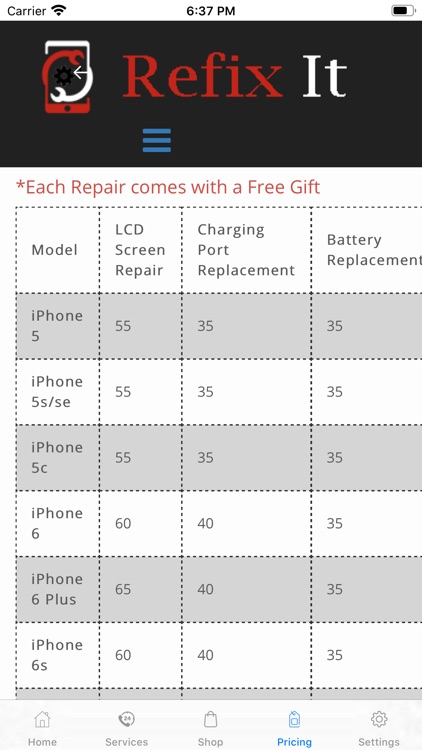 Refix-It: Cell Phone Repair