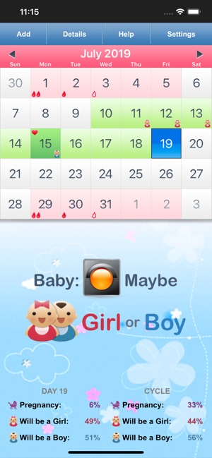 Conceive Boy Or Girl Chart