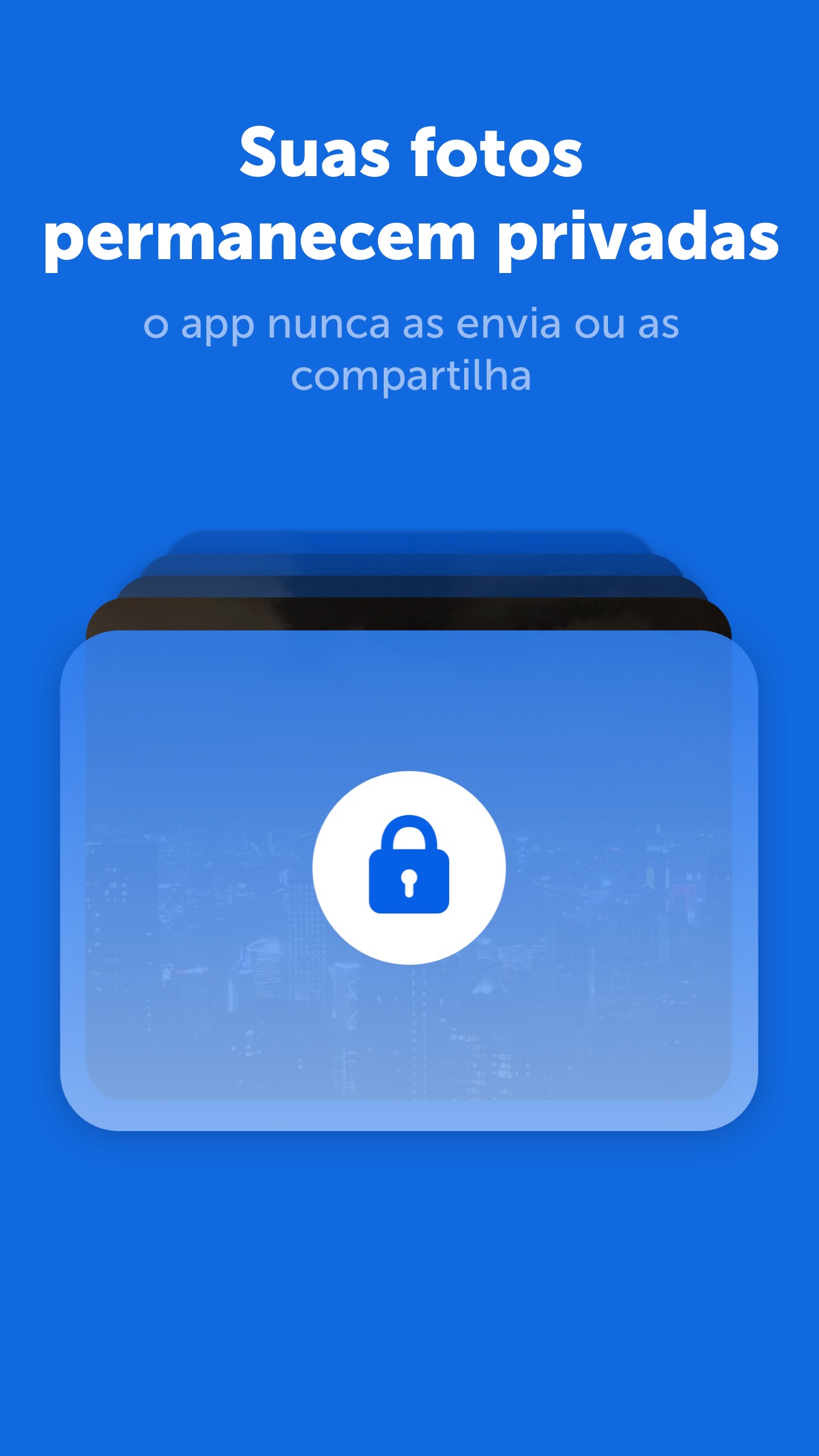 Screenshot do app Gemini Photos