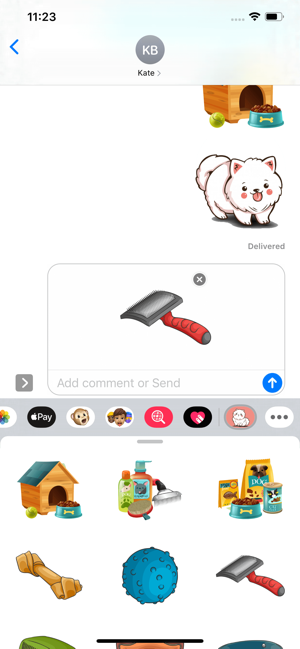 Small Pomeranian Stickers(圖3)-速報App