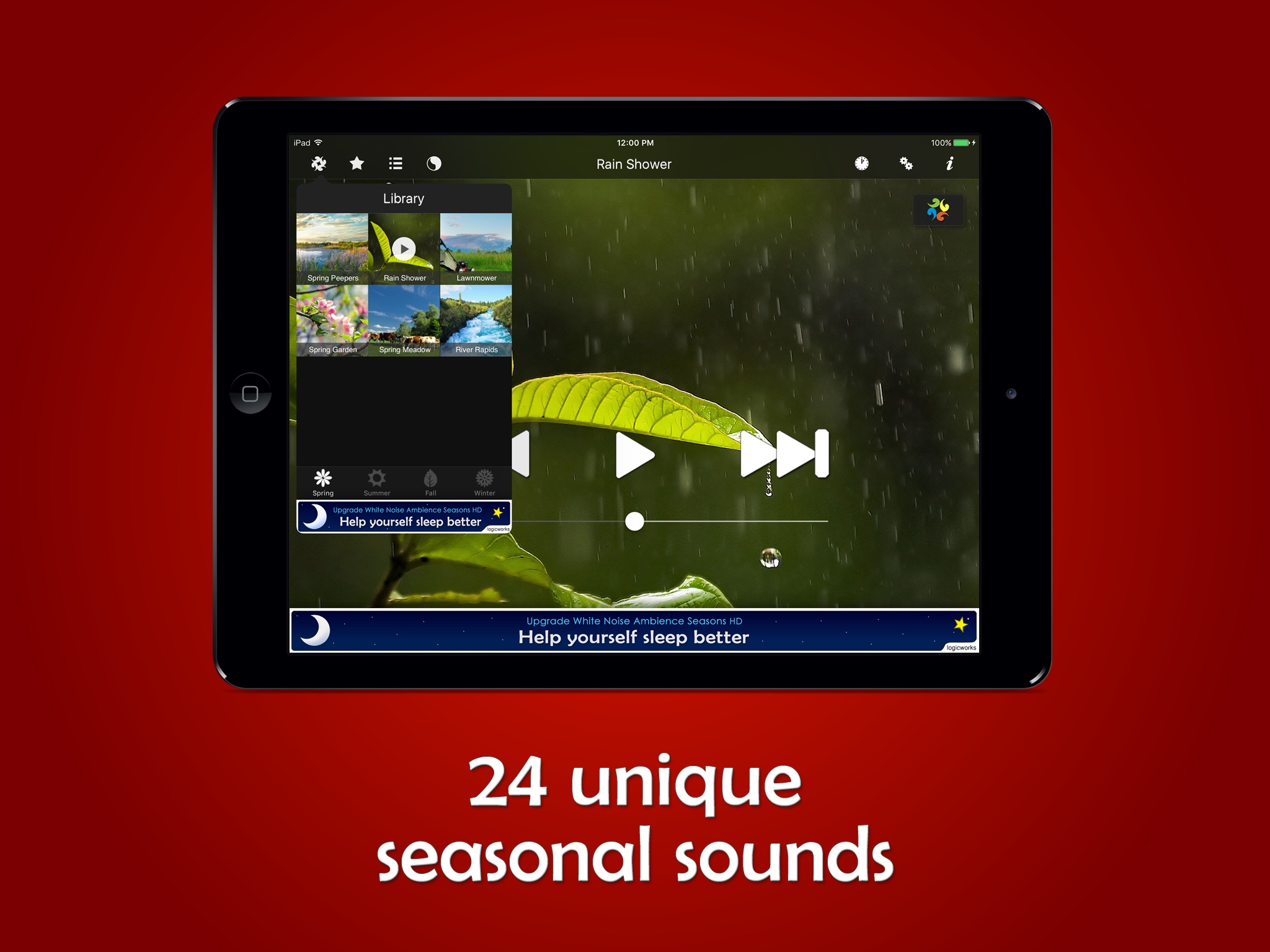 White Noise Seasons HD Lite screenshot 2