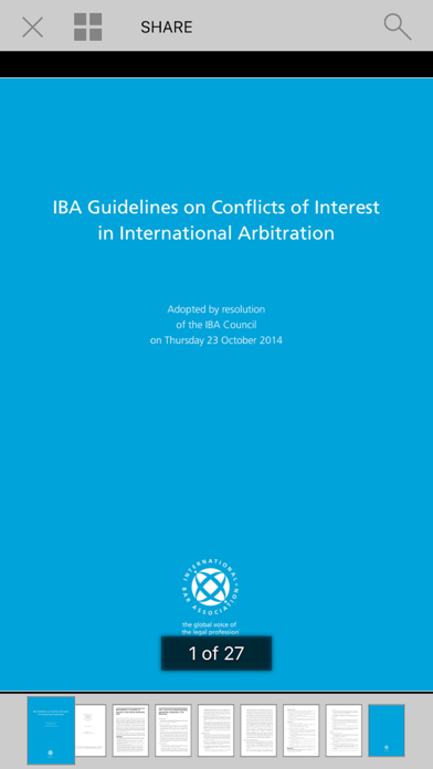 How to cancel & delete IBA Arbitration Handbook from iphone & ipad 1