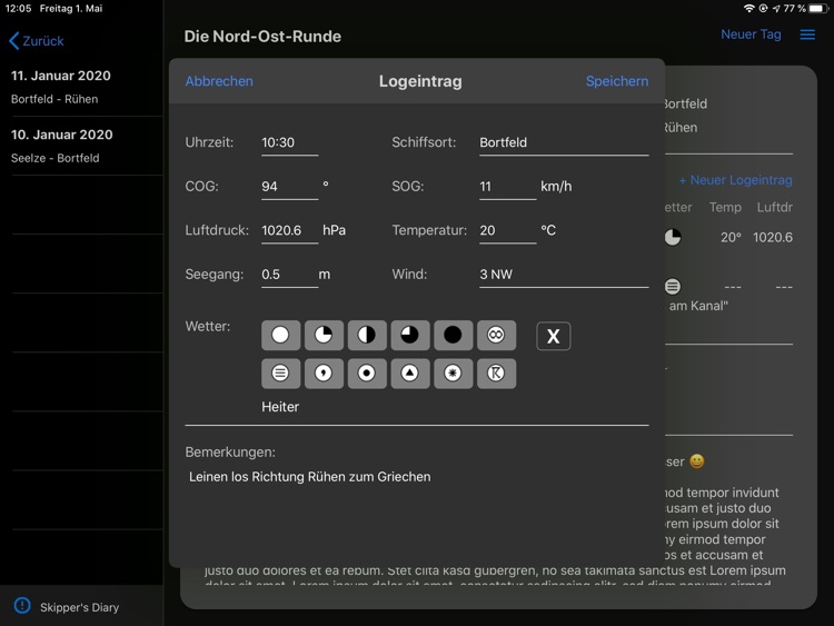 Skipper's Diary screenshot-4