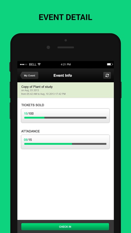 TicketGrind Check-in App