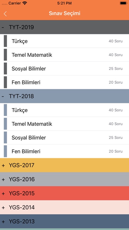 TYT-YGS Çıkmış Sorular