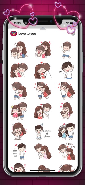 Animated Love Stickers Packs(圖4)-速報App