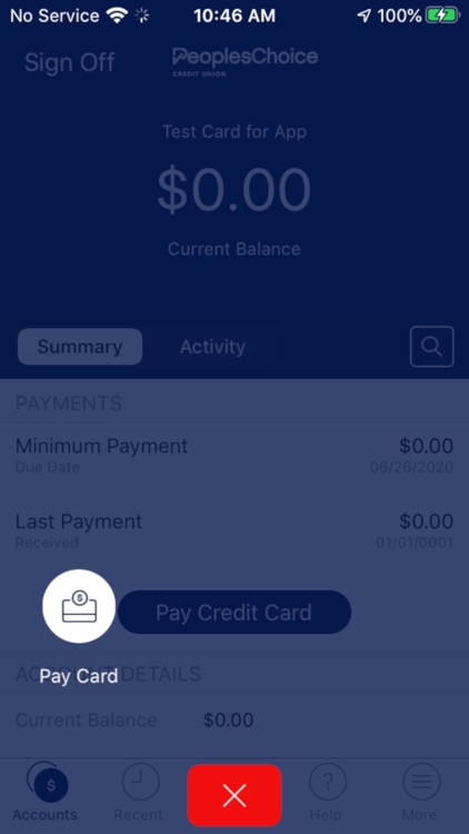 PeoplesChoice VISA Credit Card screenshot-3