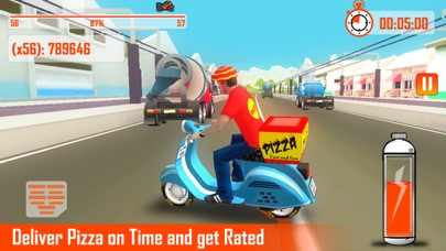 How to cancel & delete Pizza Delivery Bike Rider from iphone & ipad 1