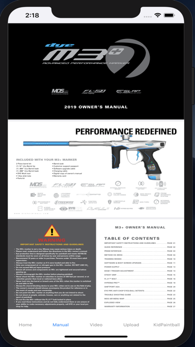 Dye Paintball Manuals screenshot 2