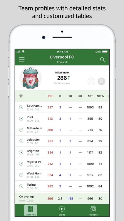 InStat Football Scout screenshot-3