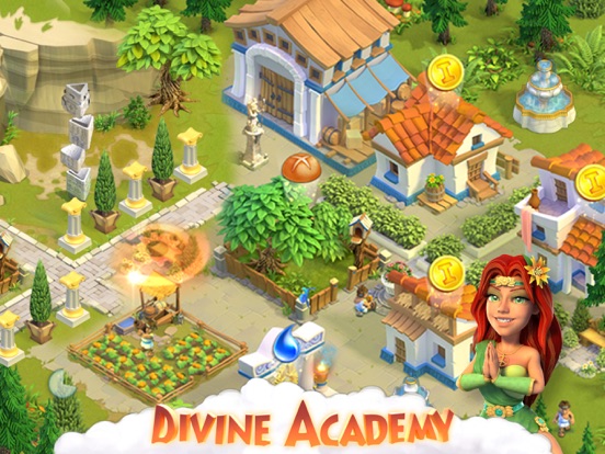 Игра Divine Academy: построй город