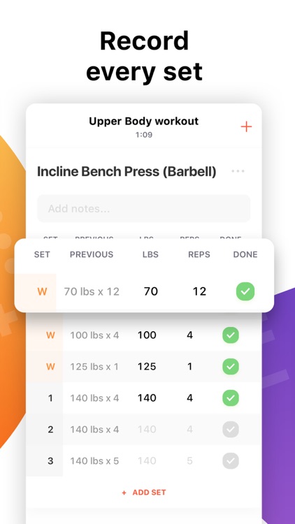 Bolt - Weight Lifting Journal screenshot-0