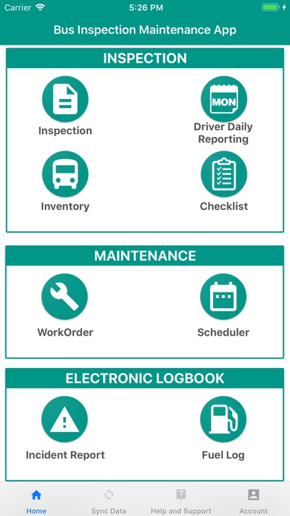 Bus Inspection Maintenance App