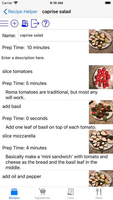 Recipe Helper screenshot 2