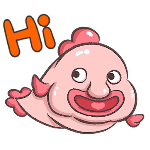 Blobfish Sticker iOS App