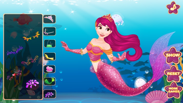 Mermaid Princess Dress Up Game screenshot-3