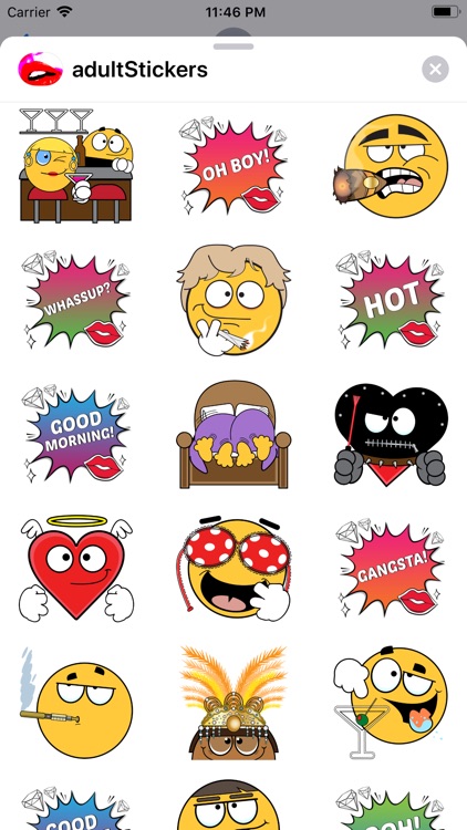 adult Bedtime Stickers screenshot-4