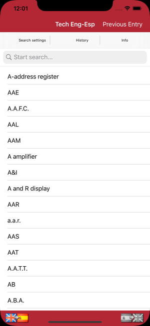 Dictionary Engineering EN-ES