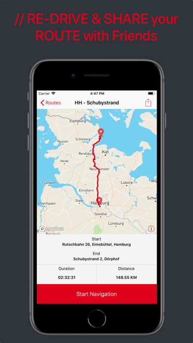 Dream Routes THE Road Trip App screenshot 2
