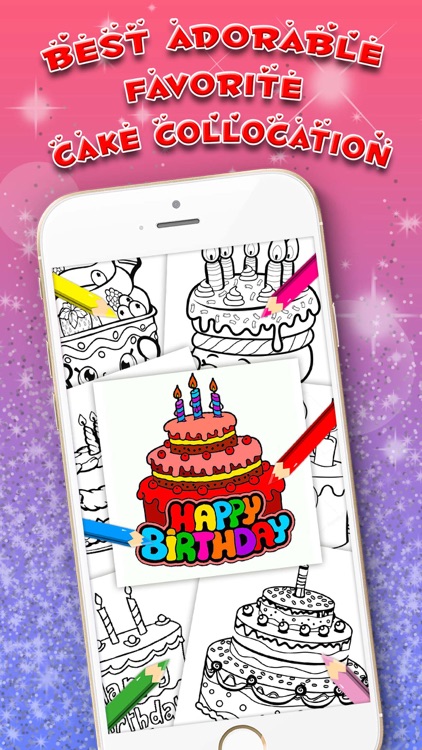 Birthday Cake Coloring for All screenshot-3