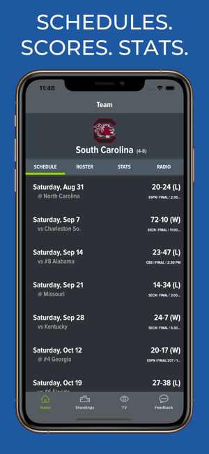 South Carolina Football App