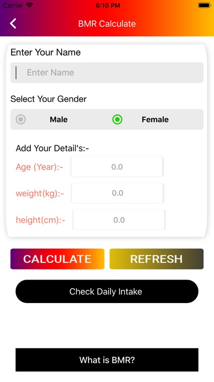 Ideal Weight Scale Calc screenshot-3