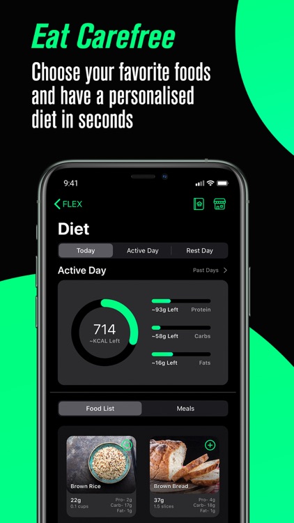Flex : Workout & Meal Planner