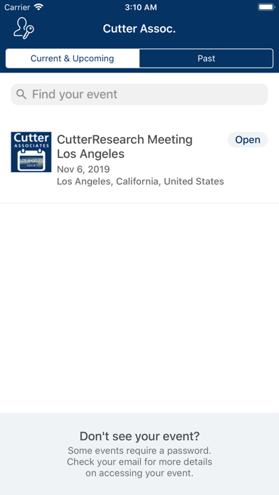 How to cancel & delete Cutter Associates Events from iphone & ipad 1