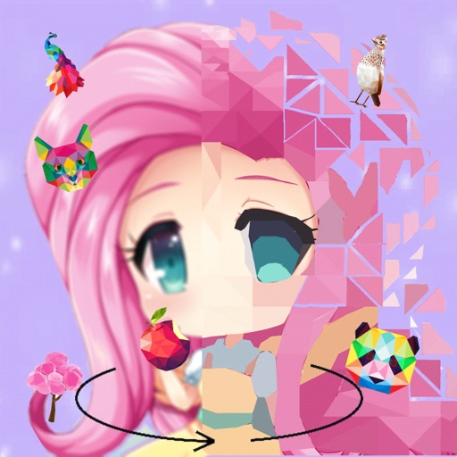 Surprise Dolls Poly Art iOS App