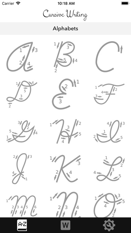 English Cursive Hand Writing