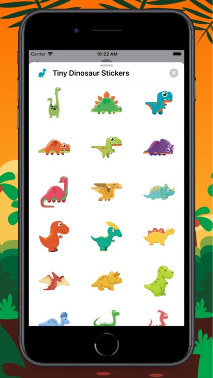 Tiny Dinosaur Stickers