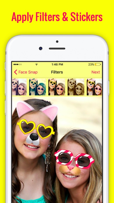 Snap Face for Snapchat Filter Dog Effects Upload and Save - SnapyDog Screenshot 2